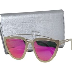 IRRESISTOR BARBARELLA TITANIUM Stylish Pink and GOLD Sunglasses TITANIUM